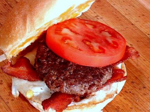 All-Day Bison Breakfast Burger