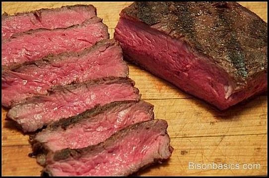 Dijon Crusted Bison Sirloin Steak