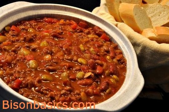 Sweet and Sour Bison Beans